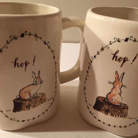 Rae Dunn mugs HIP! HOP! - Picture 2 of 6